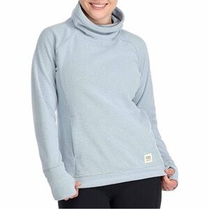 Outdoor Research Trail Mix Cowl Neck Pullover Size XL Light Blue